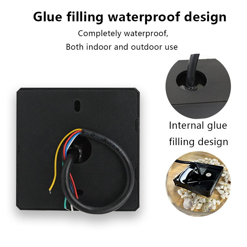 125Khz RFID Contactless Smart ID Card Reader RS232 RS485 UART Customized RFID Waterproof Access Control Card Reader