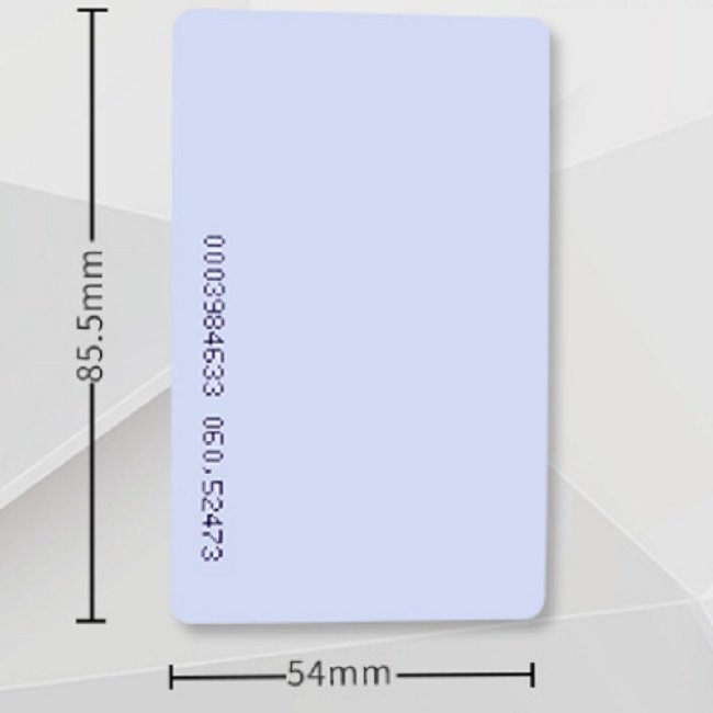 Printable IC 13.56 MHz RFID blank PVC Card Smart RFID/NFC EM ID Card For Access Control Card