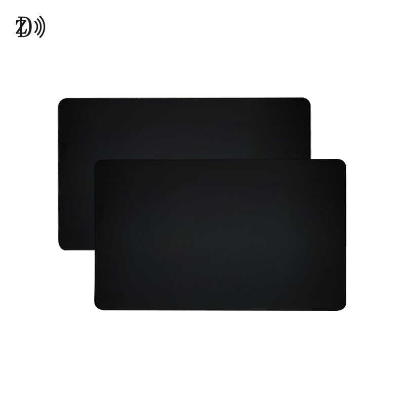 Printable Black Matte NFC Card PVC 13.56Mhz NTAG213 Access Control Blank RFID Card
