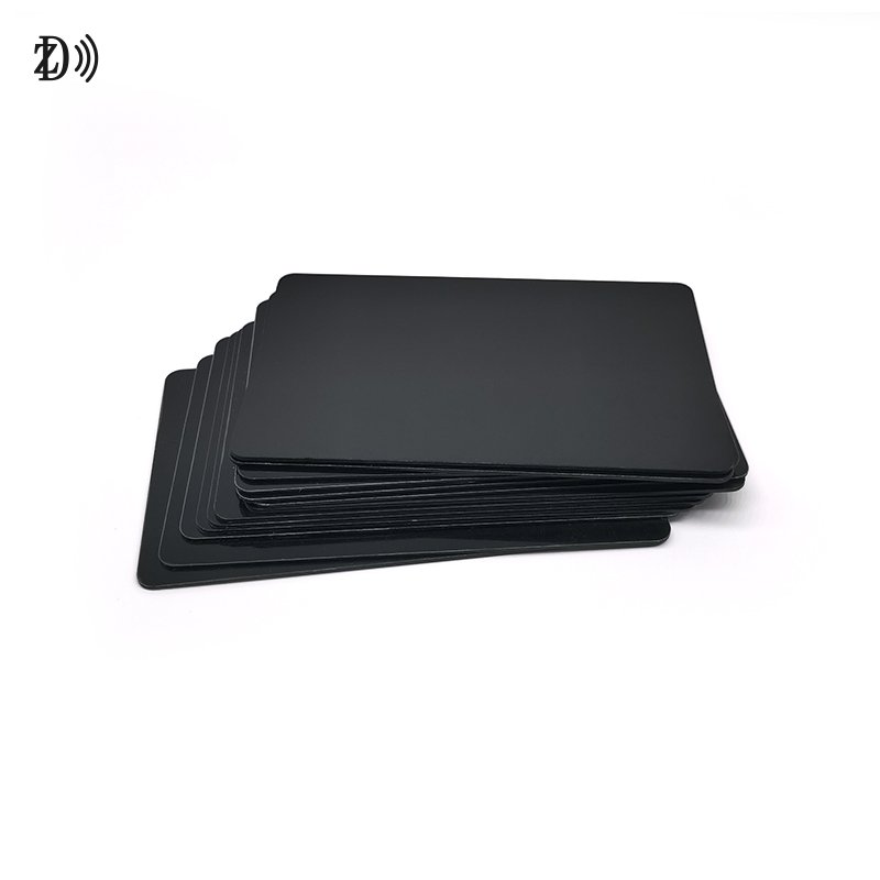 Printable Black Matte NFC Card PVC 13.56Mhz NTAG213 Access Control Blank RFID Card