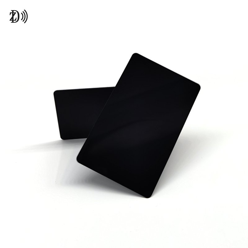 Printable Black Matte NFC Card PVC 13.56Mhz NTAG213 Access Control Blank RFID Card