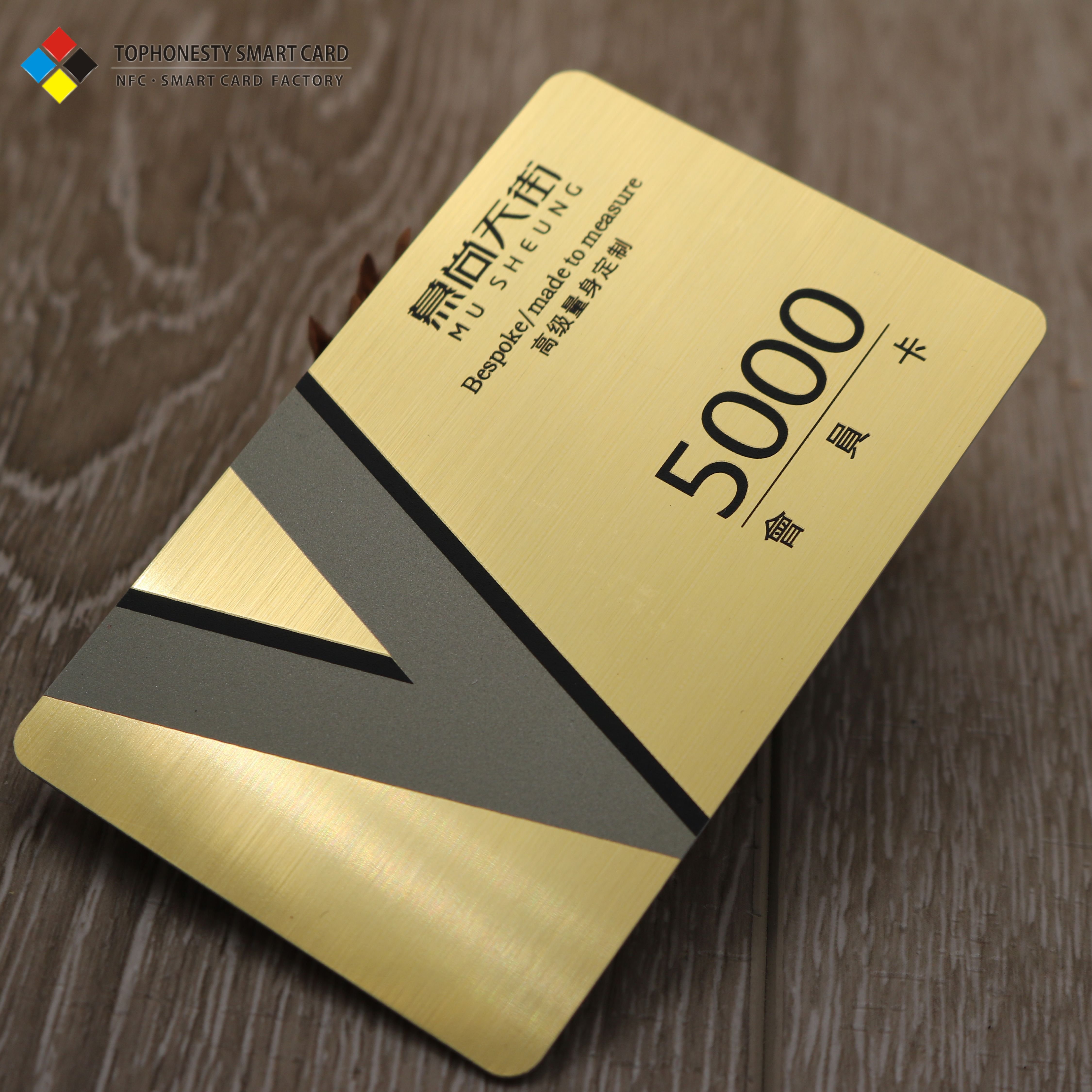 Manufacturing Magnetic Plastic RFID Bank ATM VIP Silver Magnetic Stripe RFID metal business cards