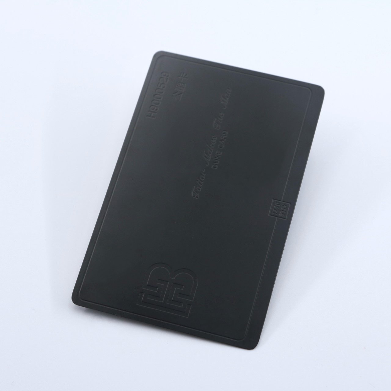 Matte NFC Business Card Programmable Full Black Digital Printing Custom Luxury Custom Design Printing metal Smart Card