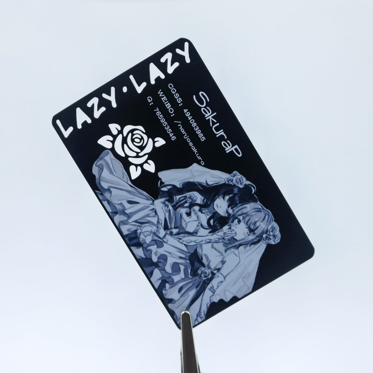 Matte NFC Business Card Programmable Full Black Digital Printing Custom Luxury Custom Design Printing metal Smart Card