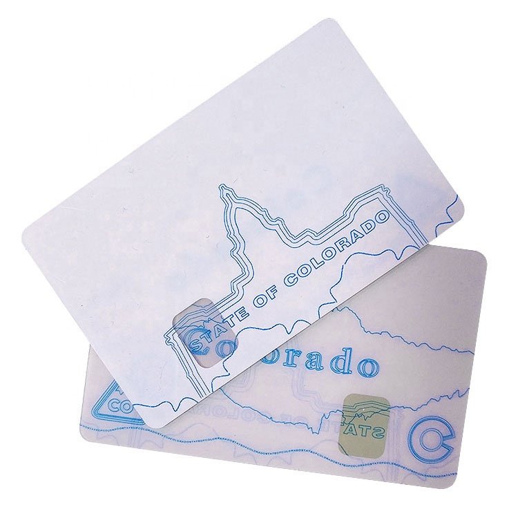 CR80 0.76mmTransparent Card with Customize Logo