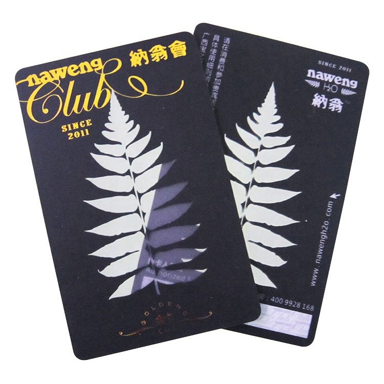 CR80 0.76mmTransparent Card with Customize Logo