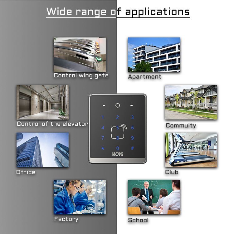 A WCMI AC8632 125KHz ID Standalone Access Control System IP67 Waterproof Management card RFID Access controller