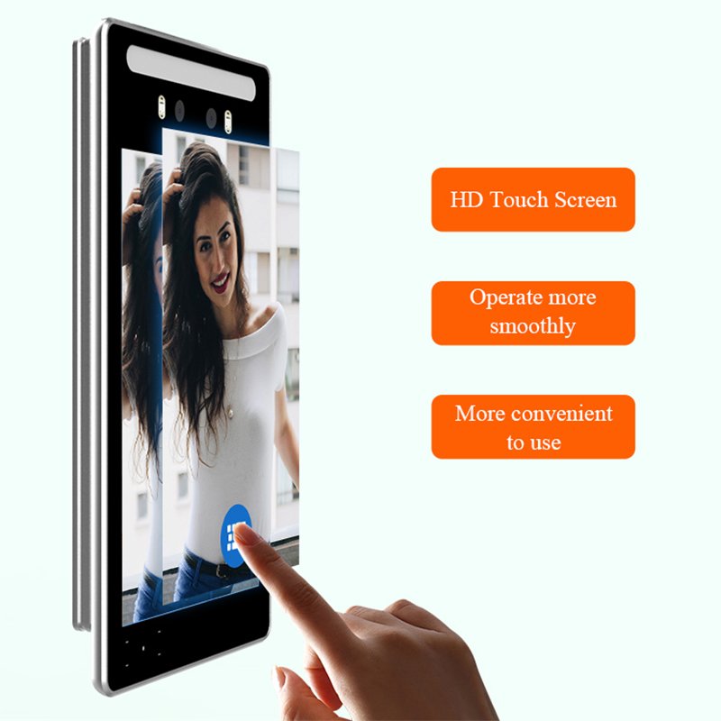 Thimoo 8 Inch Android Video Intercom Door Access Control System with Face Recognition WiFi IP and TCP Network OEM Customizable