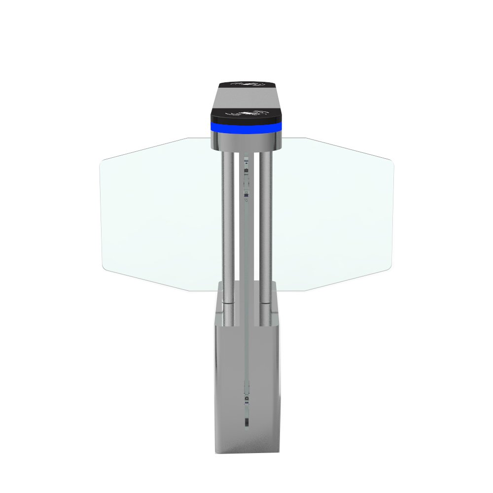 Bosiny custom oem odm Available CE Automatic Swing Barrier gate with RFID IC Card Readers Access Control Entrance Turnstile
