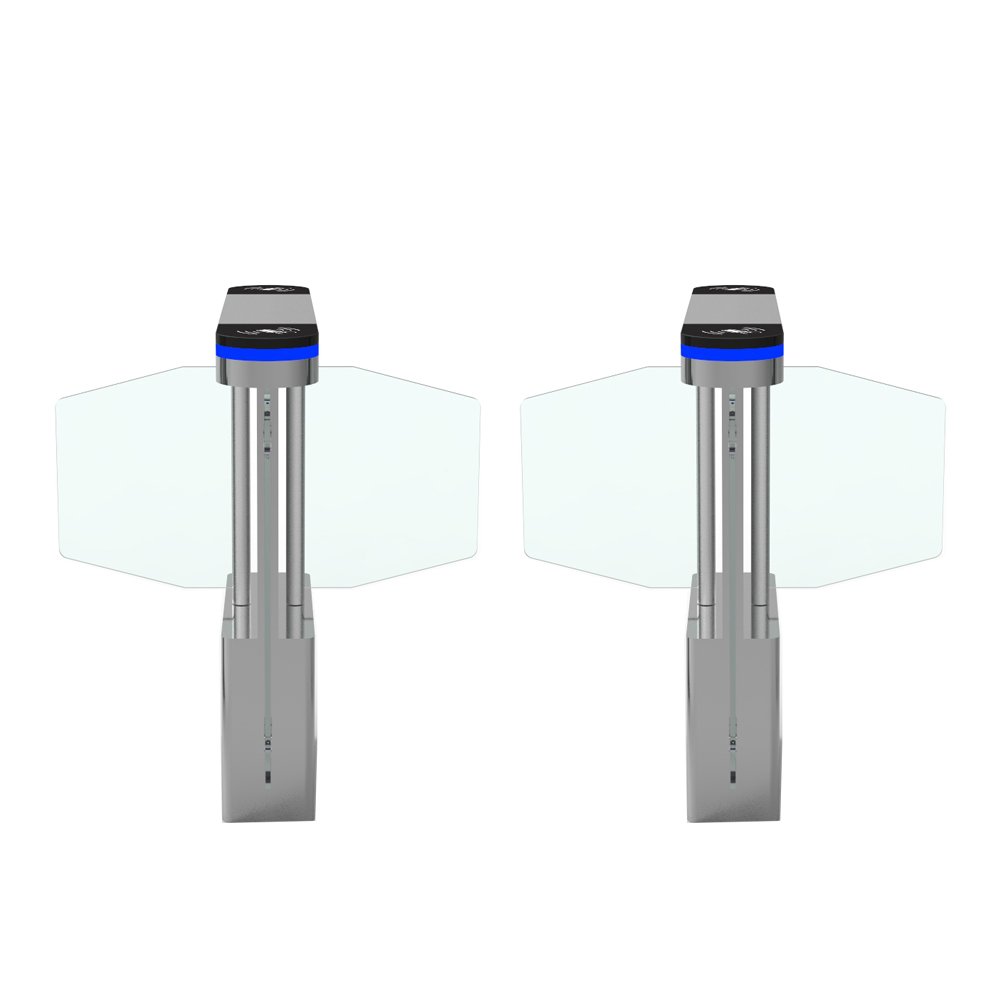 Bosiny custom oem odm Available CE Automatic Swing Barrier gate with RFID IC Card Readers Access Control Entrance Turnstile