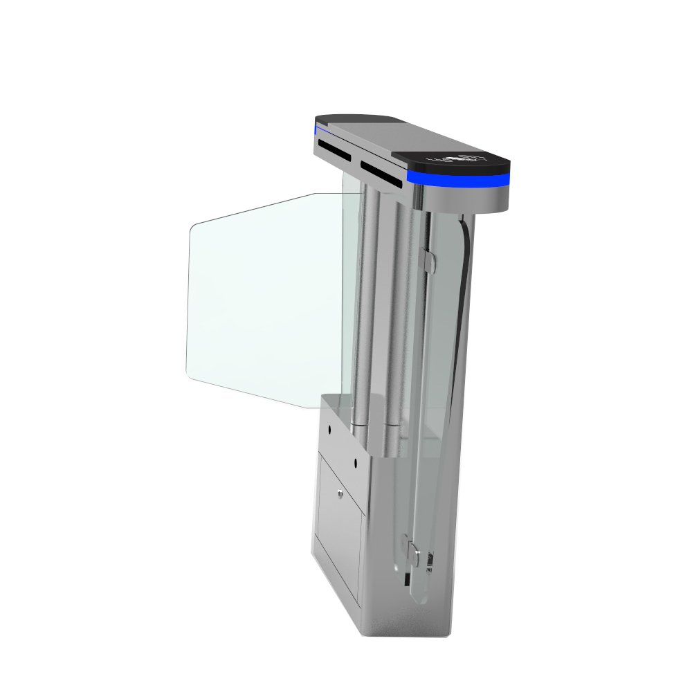 Bosiny custom oem odm Available CE Automatic Swing Barrier gate with RFID IC Card Readers Access Control Entrance Turnstile