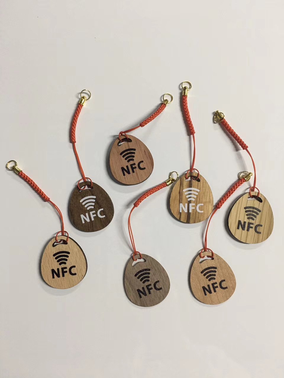 Customized Solid Wood NFC RFID Business Access Control Chip Card Social Media Business Card ID IC Card