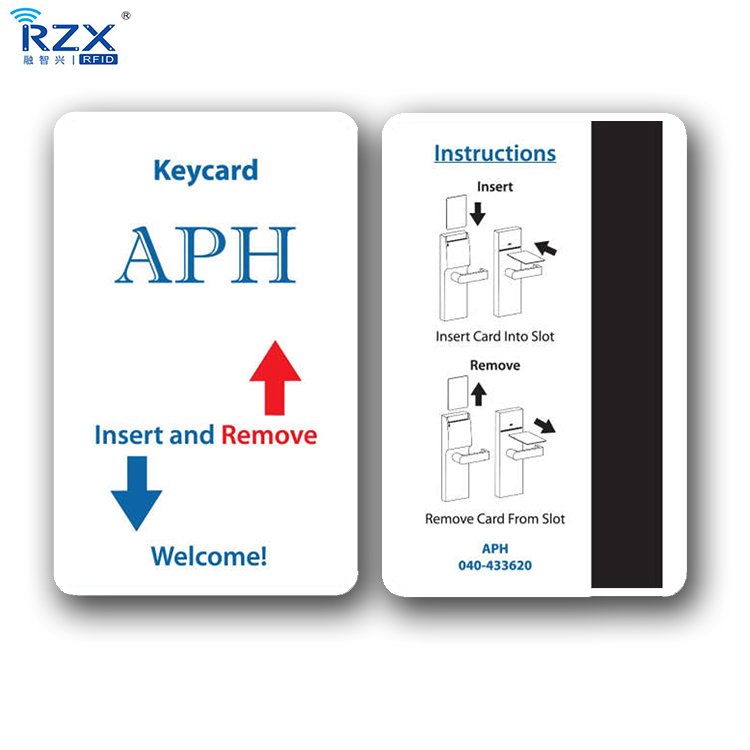 Printable PVC Magnetic Stripe Smart Card For Credit Membership Hotel