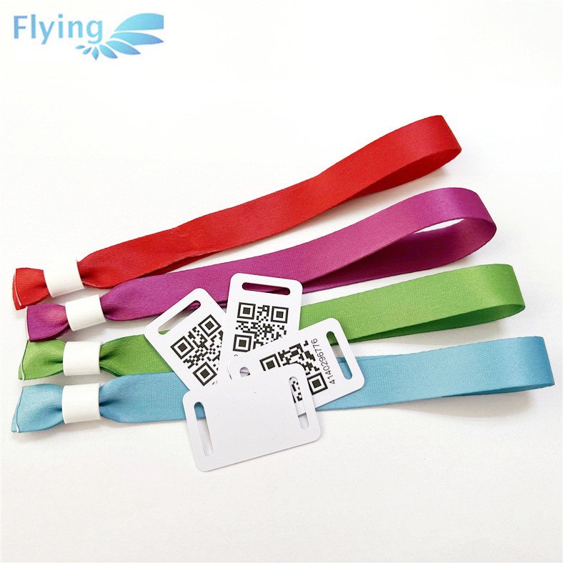 Gold RFID Card for Event Fabric Wristbands