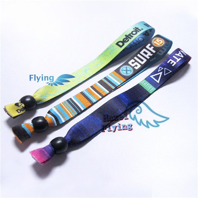 Gold RFID Card for Event Fabric Wristbands