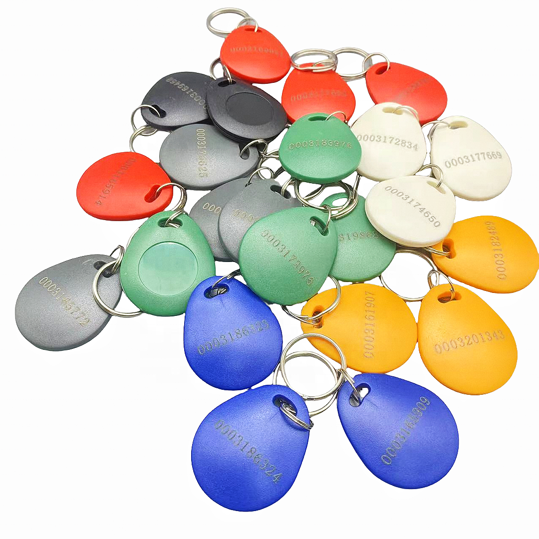 Custom Logo NFC Access Control Cards Rfid Keyfob Waterproof Anti-impact NFC Tags Keychain