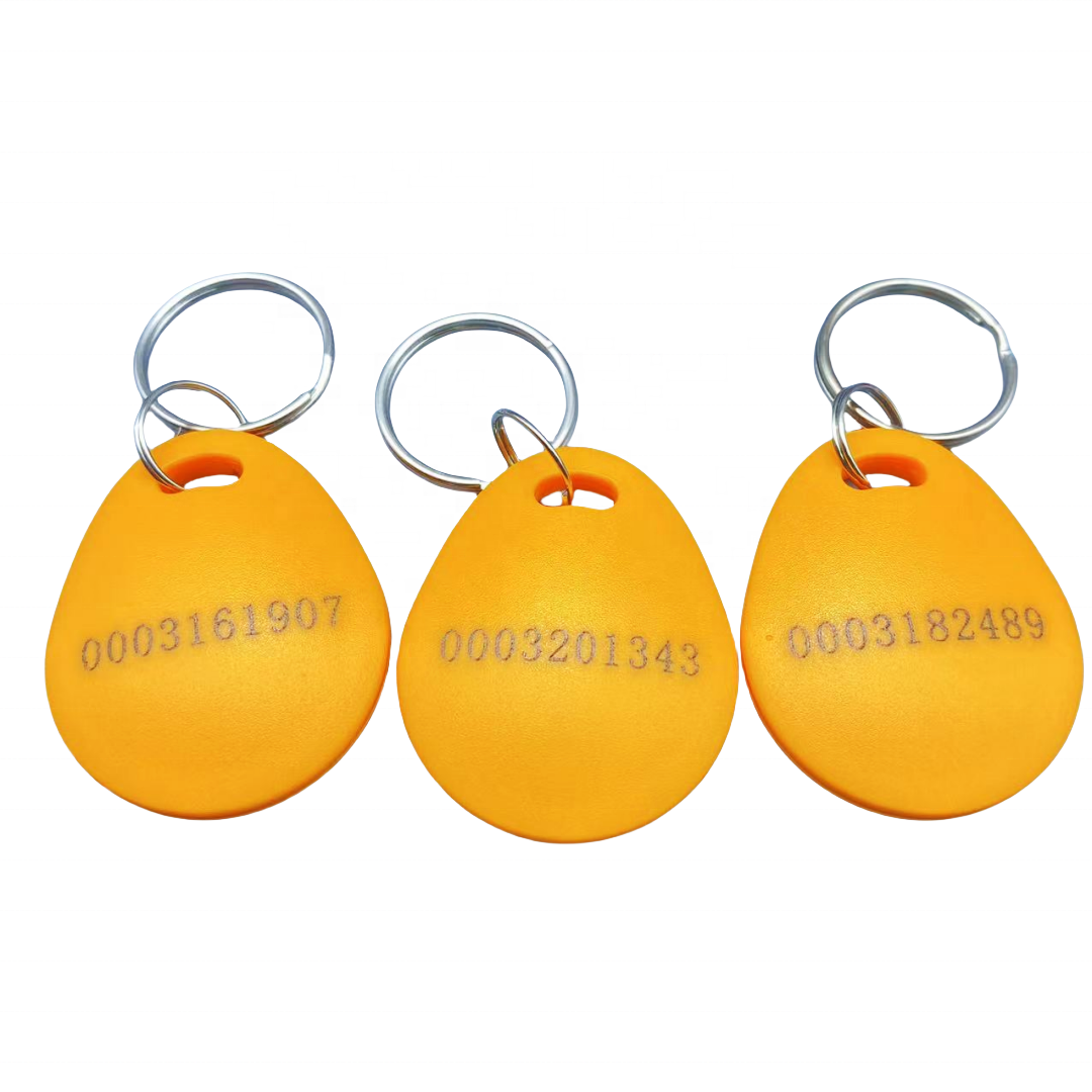 Custom Logo NFC Access Control Cards Rfid Keyfob Waterproof Anti-impact NFC Tags Keychain