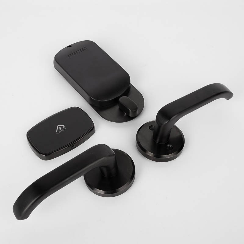 Hotel Door Lock High Quality Keyless Access Handle Rfid Card Key Free System Software Support Hotel PMS Sale Passage Lock