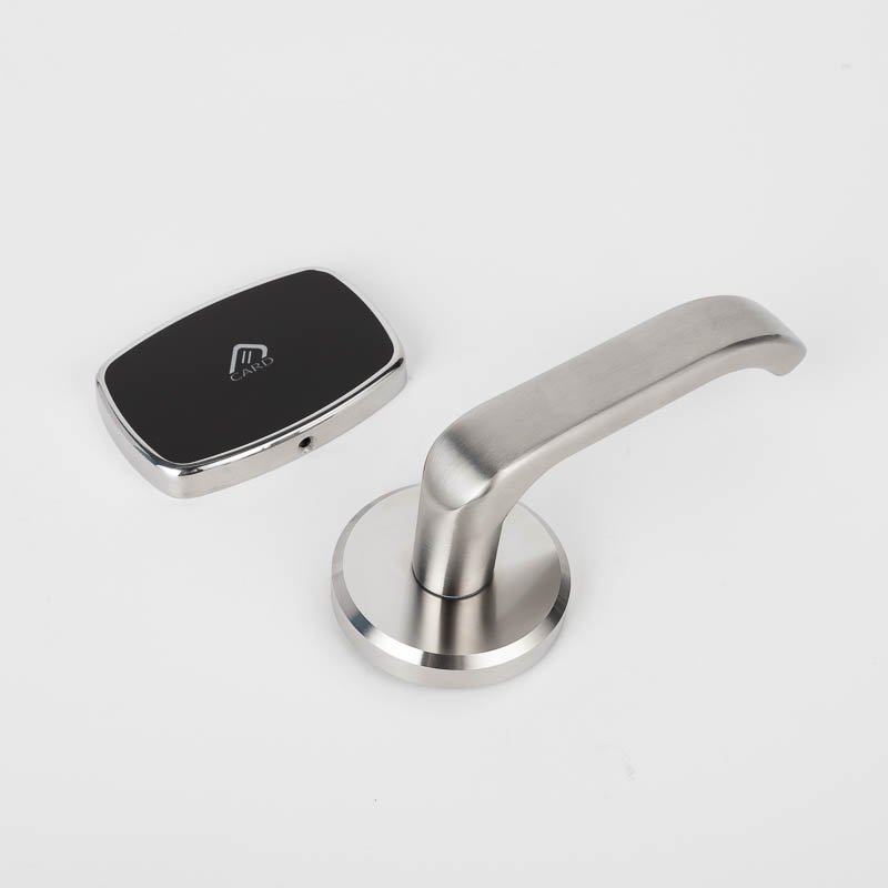 Hotel Door Lock High Quality Keyless Access Handle Rfid Card Key Free System Software Support Hotel PMS Sale Passage Lock