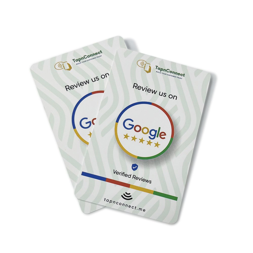 Custom QR Code Tap Business Ins Facebook TIKTOK Social Media RFID Card NFC Google Review Card