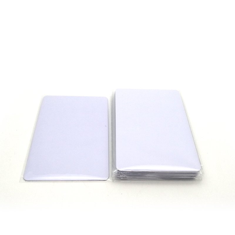 wholesale 13.56mhz Plastic White Blank PVC Card With Fudan F08S M1 Chip for Membership Management RFID Card