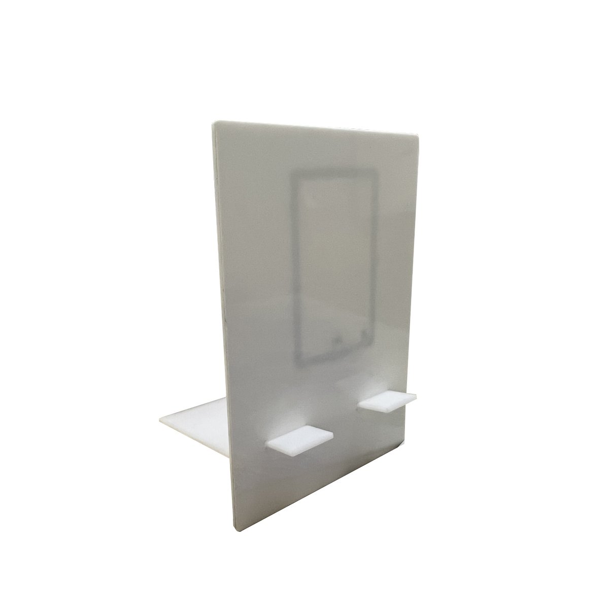 Customized Personalized Acrylic Table Print Qr Code Nfc PVC Display Stand Blank NFC Google Review Card