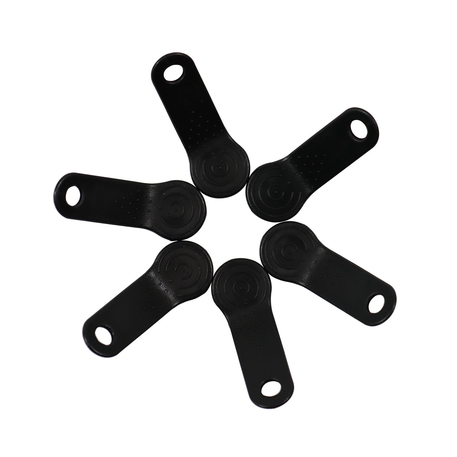 Colorful Laser Print Logo TM Key Card Stainless Steel Ibutton Electronic Keyfob For Access Control System