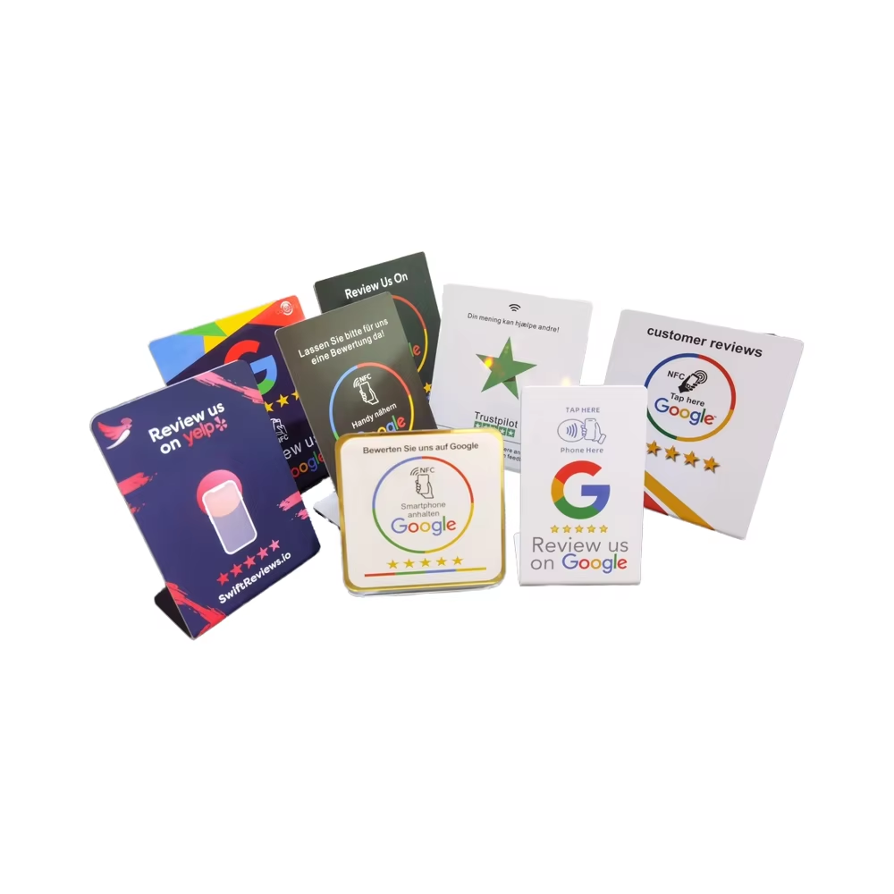 Factory Customizable NXP NTAG 213 Smart Card with NFC QR Code Logo 13.56MHz RFID Waterproof PVC and Metal Material 1k Chip