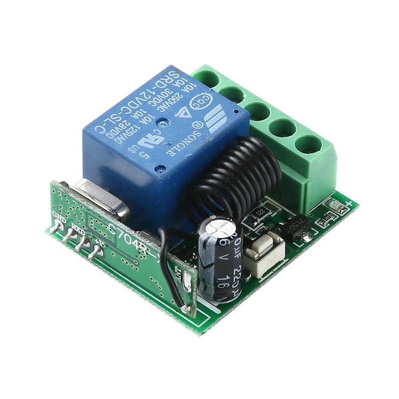 eParthub 12V wireless remote control switch access control low power wireless remote control 433