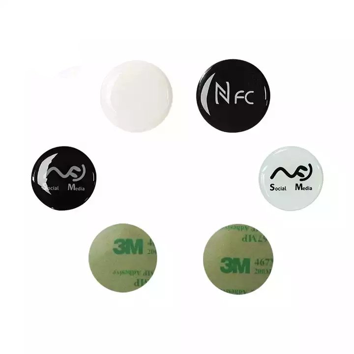 Wholesale Custom 13.56mhz Rewritable Passive nfc card PVC KeyFob Keychain rfid epoxy tag