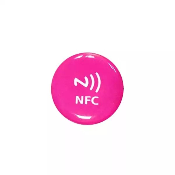 Wholesale Custom 13.56mhz Rewritable Passive nfc card PVC KeyFob Keychain rfid epoxy tag