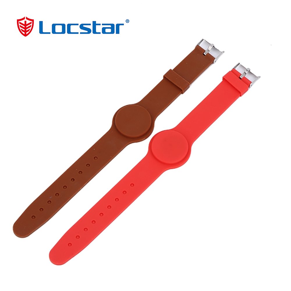 Logo Printed Waterproof Adjustable Smart Silicone Rfid Wristband Card Lock System Access Control Bracelet For Lock