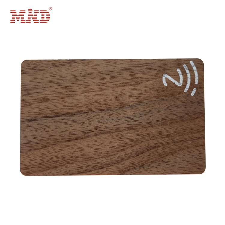 Customized NFC Wooden Card Smart Eco-Friendly NFC MIFARE DESFire EV1 4K Wooden Card