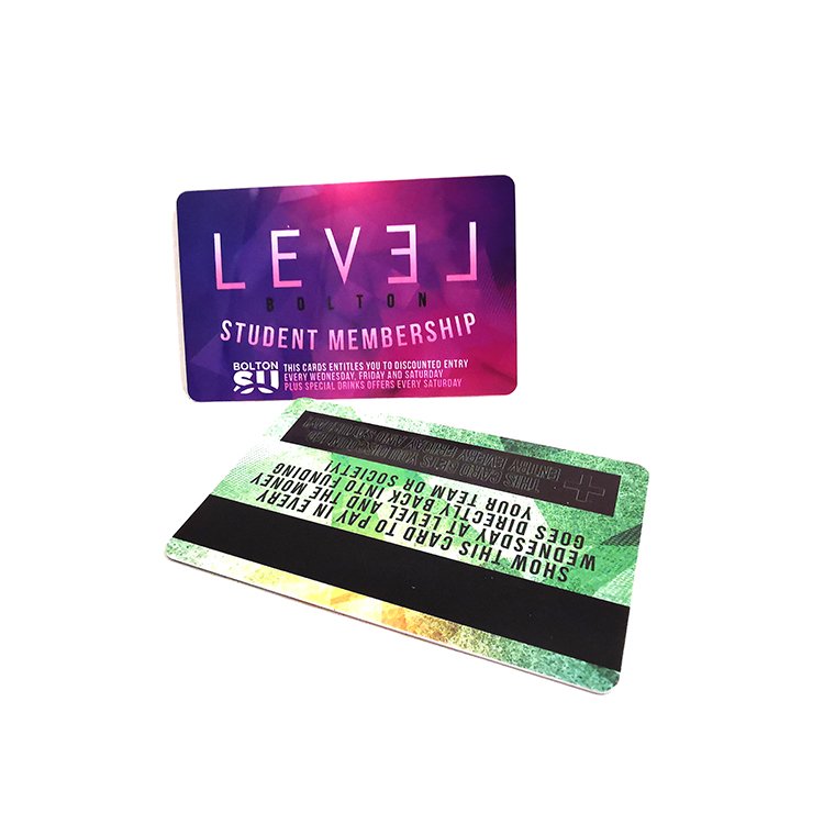 Top Sale Customizable PVC Business Card 13.56MHz NFC & RFID Access Control In-Blank Printed Hico/Loco Magnetic Strip Waterproof