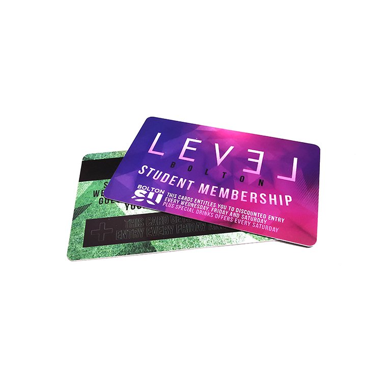 Top Sale Customizable PVC Business Card 13.56MHz NFC & RFID Access Control In-Blank Printed Hico/Loco Magnetic Strip Waterproof