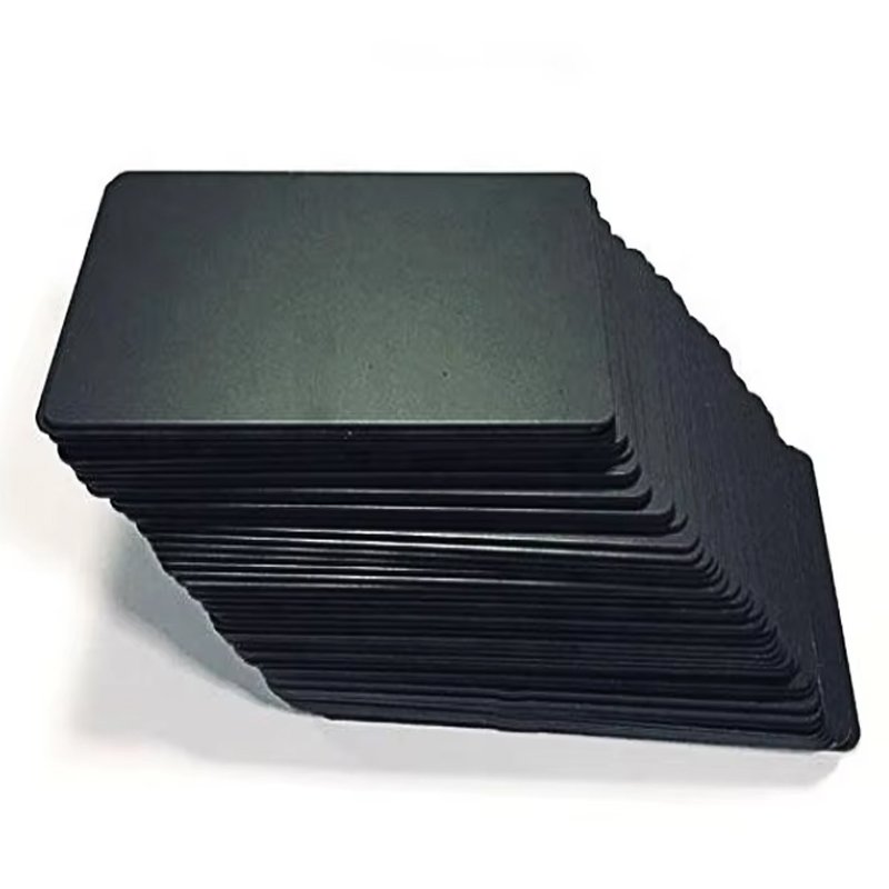 Factory price Blank PVC Sheet RFID Cards Printable Matte inkjet print plastic Black White Id Material NFC pvc blank card