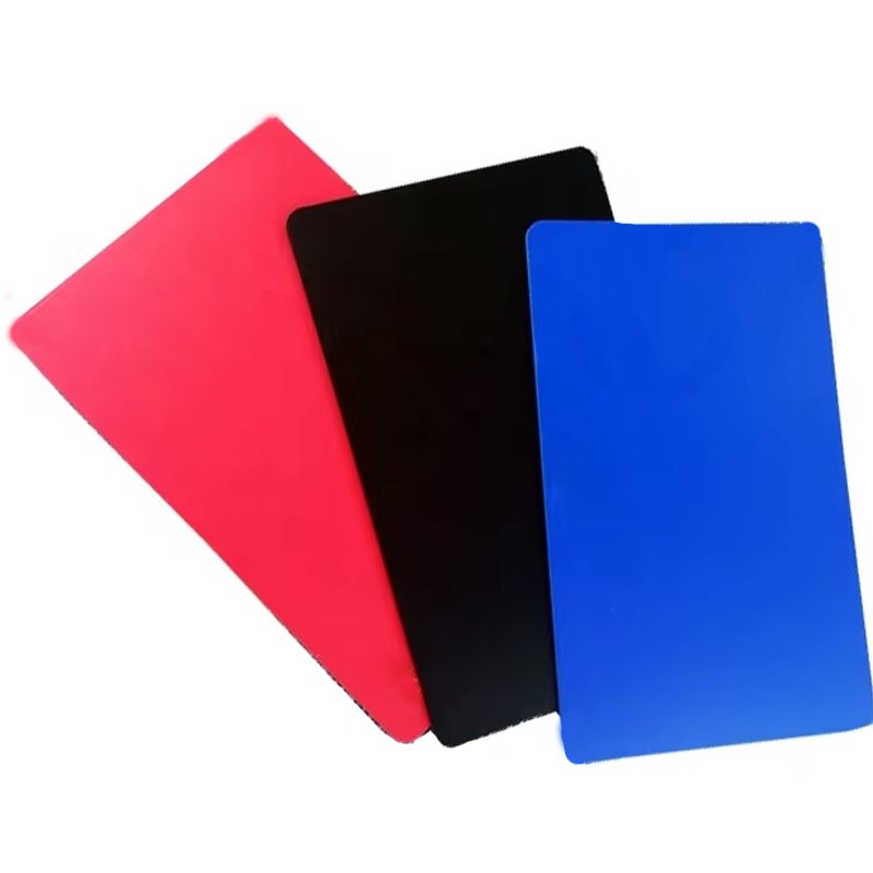 Factory price Blank PVC Sheet RFID Cards Printable Matte inkjet print plastic Black White Id Material NFC pvc blank card