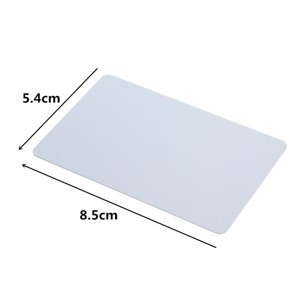 Factory price Blank PVC Sheet RFID Cards Printable Matte inkjet print plastic Black White Id Material NFC pvc blank card