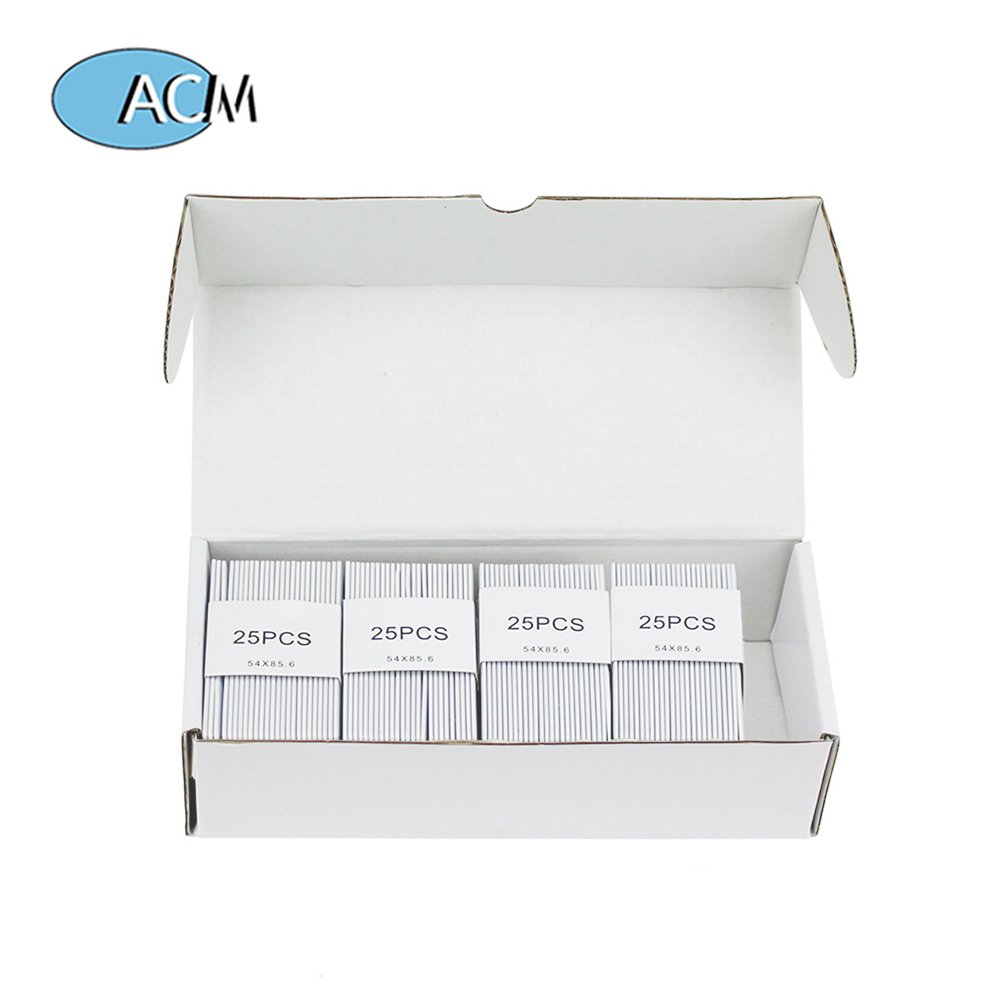 High Quality 125KHz Writable Proximity 1.8mm Thickness White Plastic PVC RFID Chip Card