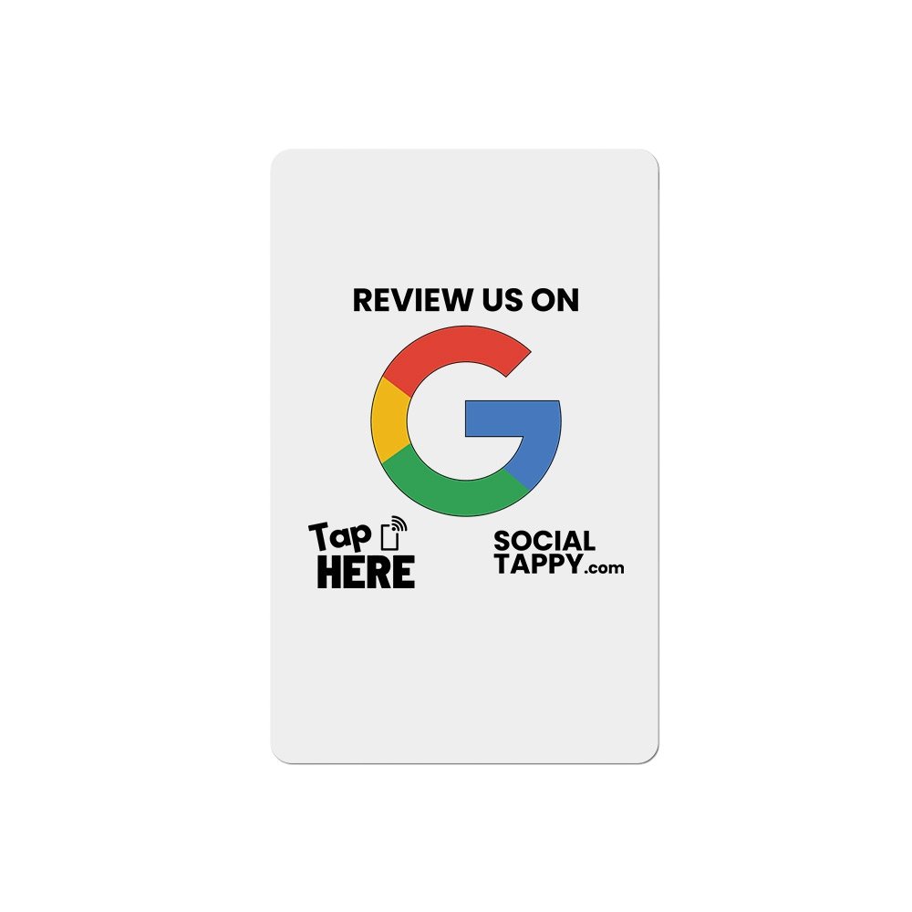 Custom printing ISO14443A 13.56Mhz NFC card NFC business cards Google review card