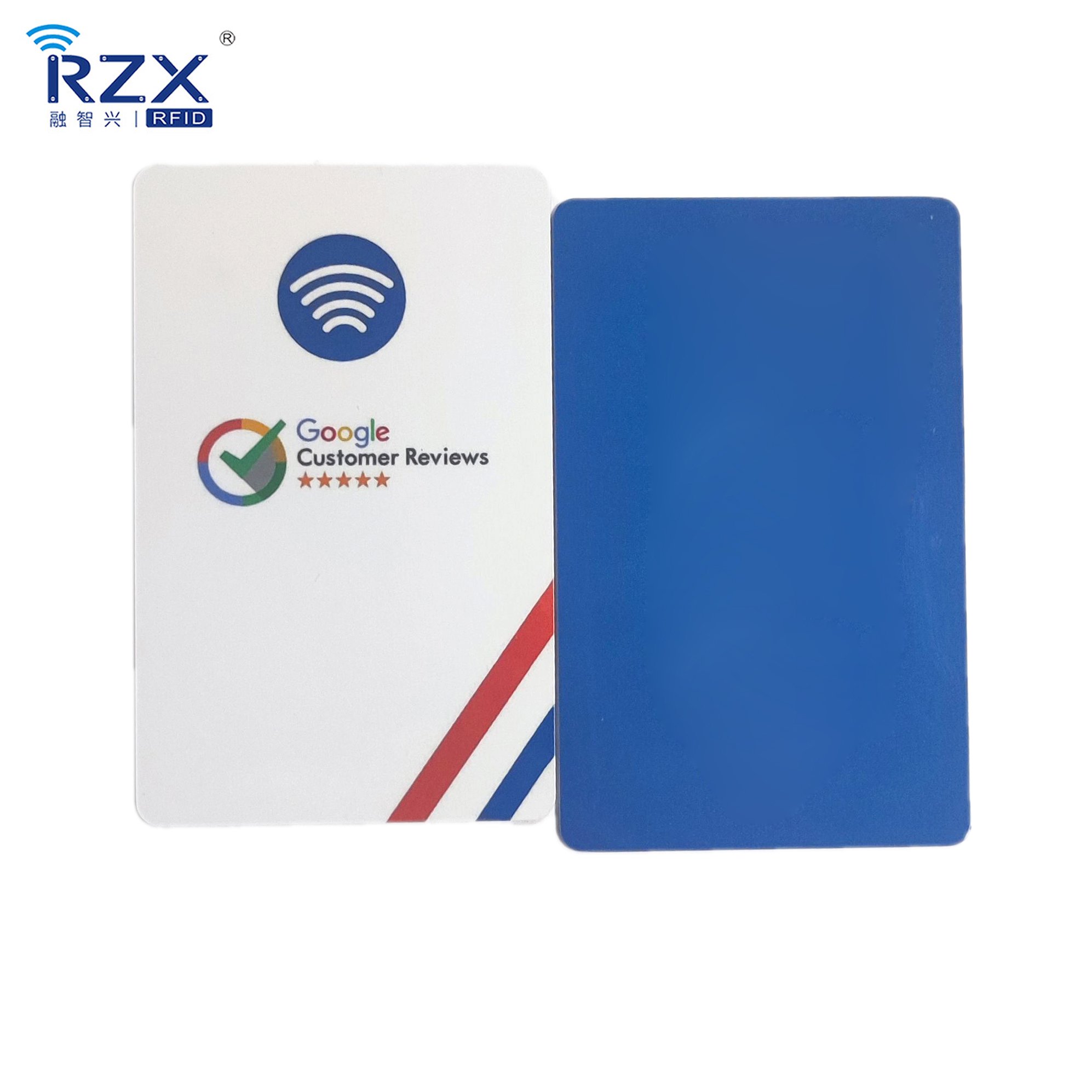 Custom printing ISO14443A 13.56Mhz NFC card NFC business cards Google review card