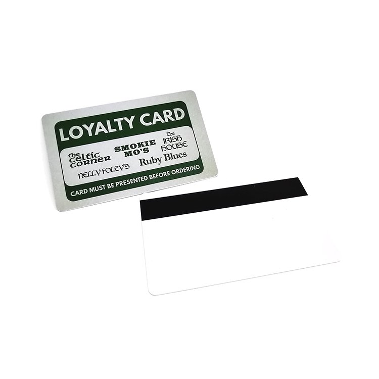 Top Sale Customizable PVC Business Card 13.56MHz NFC & RFID In-Blank Printed with Hico/Loco Magnetic Strip for Access Control