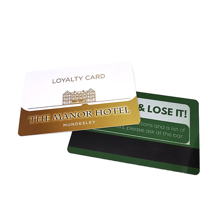Top Sale Customizable PVC Business Card 13.56MHz NFC & RFID In-Blank Printed with Hico/Loco Magnetic Strip for Access Control