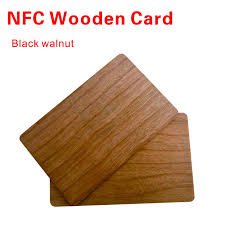 Customized Rfid Wooden Card Business Communication Nfc Business Card Smart Eco-Friendly Nfc Wooden Card