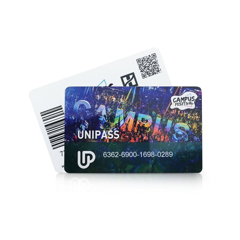 Custom Logo Printing RFID 13.56Mhz F08 Chip Standard Card Smart Contactless ISO14443A PVC Card