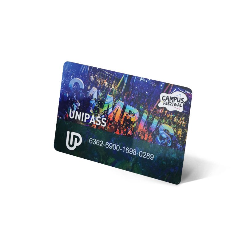 Custom Logo Printing RFID 13.56Mhz F08 Chip Standard Card Smart Contactless ISO14443A PVC Card