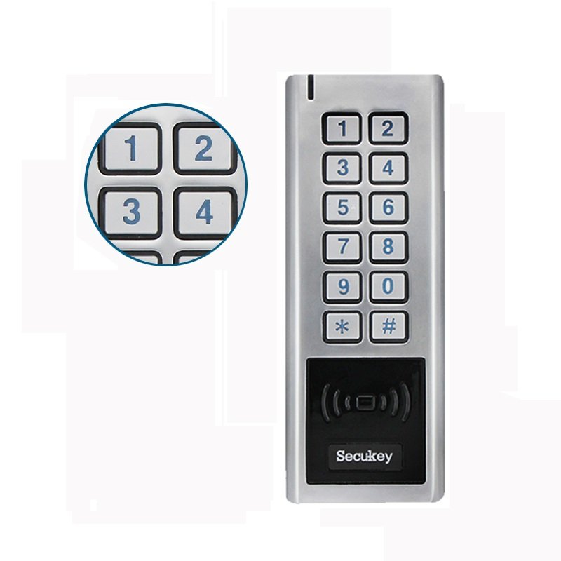Secukey SK5-RX Wiegand Reader Metal Waterproof Keypad Access Control proximity RFID card Reader 125KHz & 13.56MHz Card