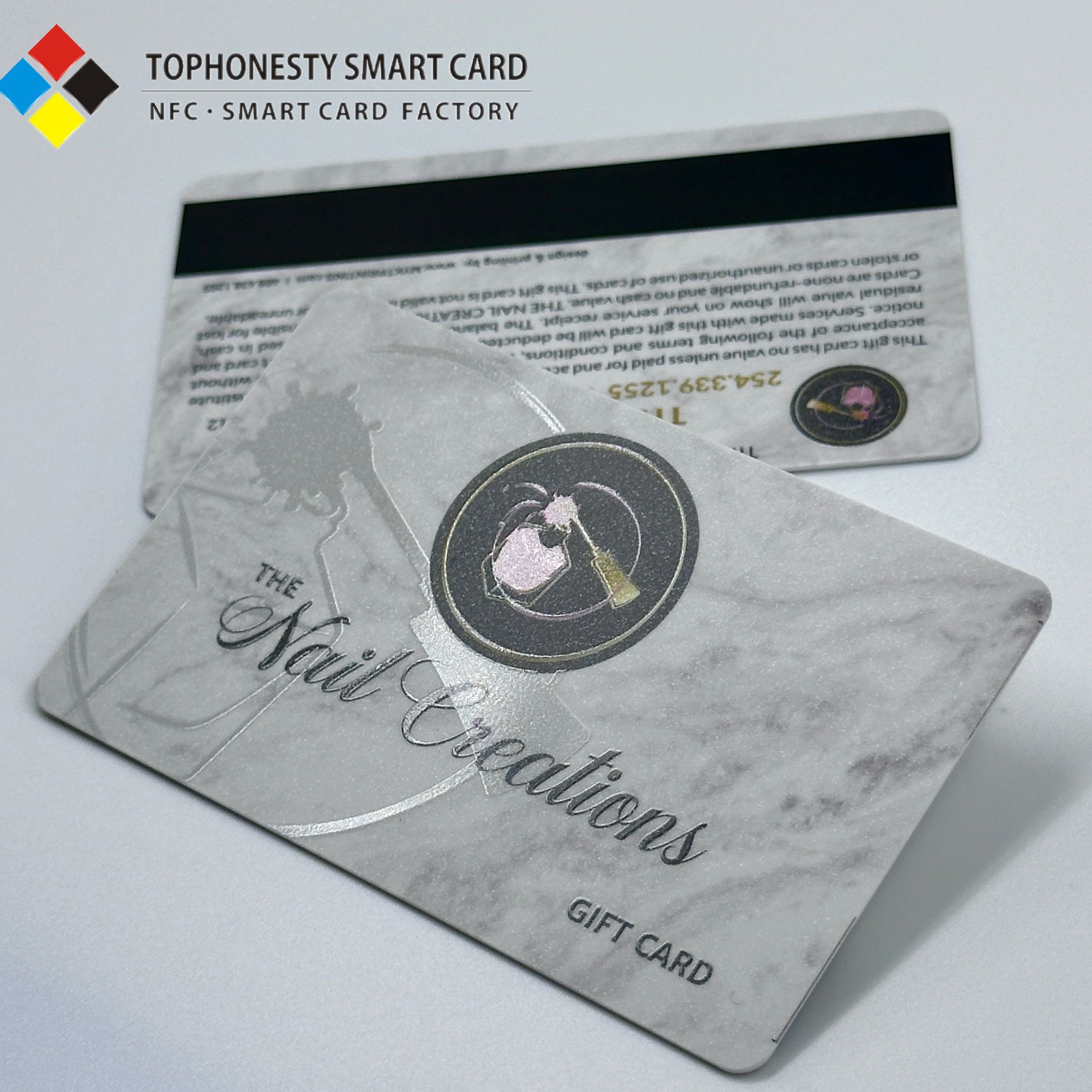 RFID 13.56MHz PVC Smart Card Waterproof ISO Cr80 Credit Card 1K Chip Printable Blank Magnetic Stripe Hotel Payment Applications