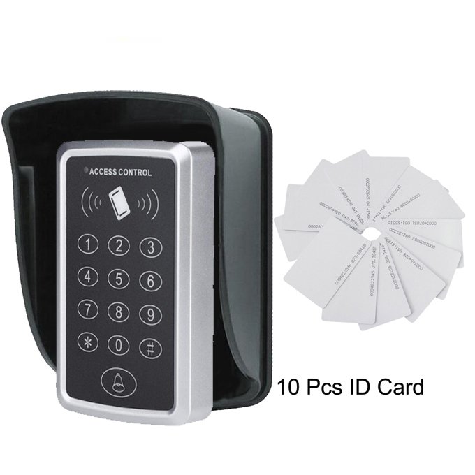 125KHz RFID Access Control Keypad card Reader For Door Access Control System smart door lock access controller Door Bell