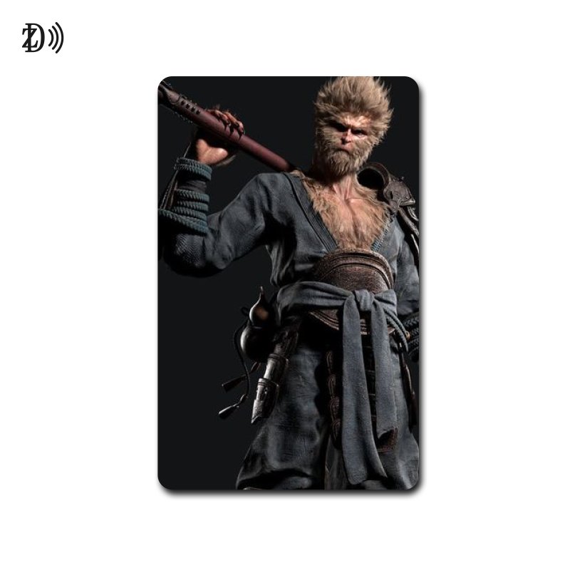 PVC Black Myth WuKong Gaming Peripheral Plastic Mifare Classic RFID Tags Memorabilia Card
